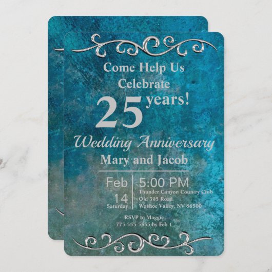 Invitation à l'anniversaire de la Pierre Bleue (Devant / Derrière)