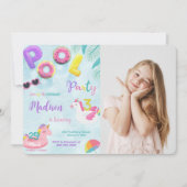 Invitation à l'anniversaire de la piscine, invitat (Devant)
