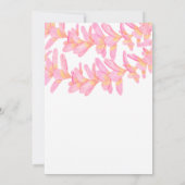 Invitation à l'anniversaire de la Plumeria (Dos)