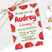 Invitation à l'anniversaire de la pomme