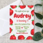 Invitation à l'anniversaire de la pomme