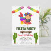 Invitation à l'anniversaire de la poupée mexicaine (Debout devant)