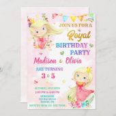 Invitation à l'anniversaire de la princesse (Devant / Derrière)