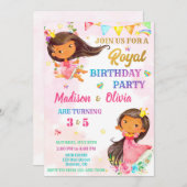Invitation à l'anniversaire de la princesse (Devant / Derrière)