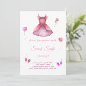 Invitation à l'anniversaire de la princesse (Debout devant)