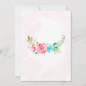 Invitation à l'anniversaire de la princesse (Dos)