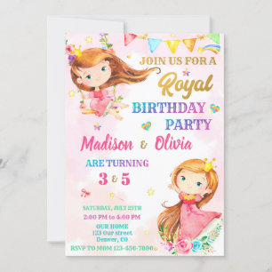 Invitation à l'anniversaire de la princesse