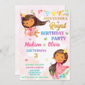Invitation à l'anniversaire de la princesse (Devant / Derrière)