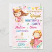 Invitation à l'anniversaire de la princesse (Devant)