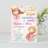 Invitation à l'anniversaire de la princesse (Debout devant)