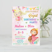 Invitation à l'anniversaire de la princesse (Debout devant)