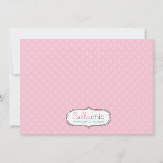 Invitation à l'anniversaire de la princesse avec p (Dos)