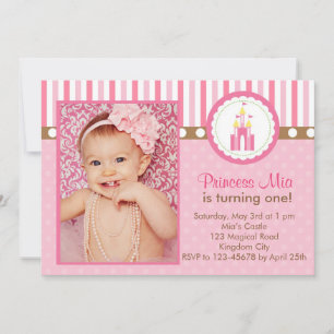 Invitation à l'anniversaire de la princesse avec p