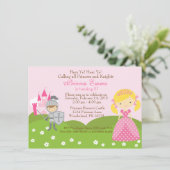 Invitation à l'anniversaire de la princesse (blond (Debout devant)