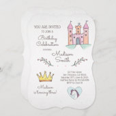 Invitation à l'anniversaire de la princesse de Wat (Devant / Derrière)