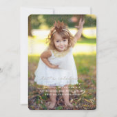 Invitation à l'anniversaire de la princesse rose C (Devant)