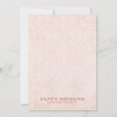 Invitation à l'anniversaire de la Saint-Valentin|  (Dos)