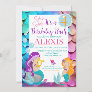 Invitation à l'anniversaire de la sirène, Invitati