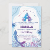 Invitation à l'anniversaire de la sirène lunaire (Devant)