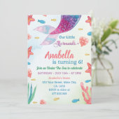 Invitation à l'anniversaire de la sirène lunaire (Debout devant)