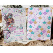 Invitation à l'anniversaire de la Sirène Unicorn S