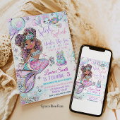 Invitation à l'anniversaire de la Sirène Unicorn S