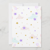 Invitation à l'anniversaire de la Unicorne / Fête (Dos)