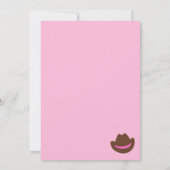 Invitation à l'anniversaire de la vache (Dos)