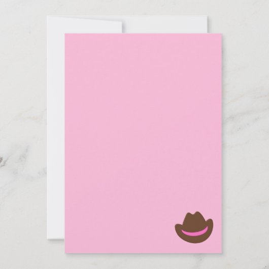 Invitation à l'anniversaire de la vache (Dos)