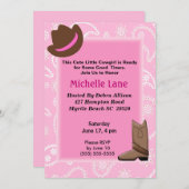 Invitation à l'anniversaire de la vache (Devant / Derrière)