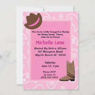 Invitation à l'anniversaire de la vache