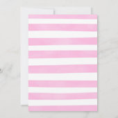 Invitation à l'anniversaire de la Vache mignonne (Dos)