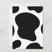 Invitation à l'anniversaire de la vache sainte (Dos)