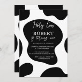 Invitation à l'anniversaire de la vache sainte (Devant / Derrière)