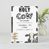 Invitation à l'anniversaire de la vache sainte (Debout devant)