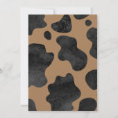 Invitation à l'anniversaire de la vache sainte | C (Dos)