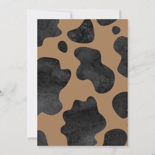 Invitation à l'anniversaire de la vache sainte | C (Dos)