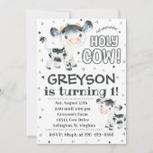 Invitation à l'anniversaire de la vache Sainte Inv (Devant)