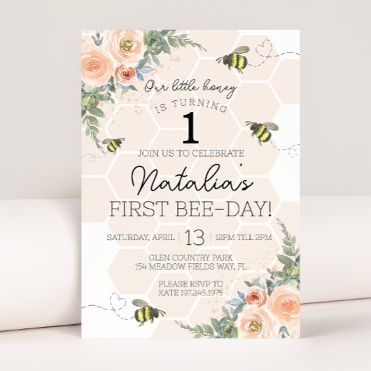 Invitation à l'anniversaire de l'abeille