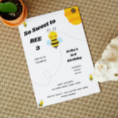 Invitation à l'anniversaire de l'abeille