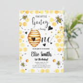 Invitation à l'anniversaire de l'abeille (Debout devant)