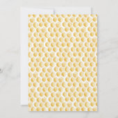 Invitation à l'anniversaire de l'abeille (Dos)