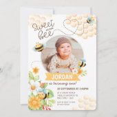 Invitation à l'anniversaire de l'abeille (Devant)