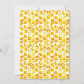 Invitation à l'anniversaire de l'abeille Invitatio (Dos)