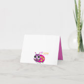 Invitation à l'anniversaire de Ladybug (Dos)