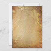 Invitation à l'anniversaire de l'affiche Recherché (Dos)