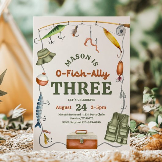 Invitation à l'anniversaire de l'Allié des Poisson