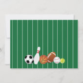 Invitation à l'anniversaire de l'Allstar Football (Dos)