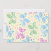 Invitation à l'anniversaire de l'animal (Dos)