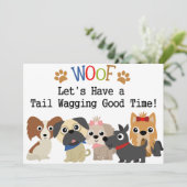 Invitation à l'anniversaire de l'animal (Debout devant)